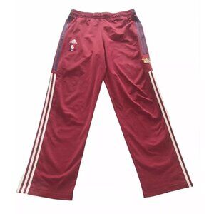 Adidas Cleveland Cavaliers Burgundy Track Pants L